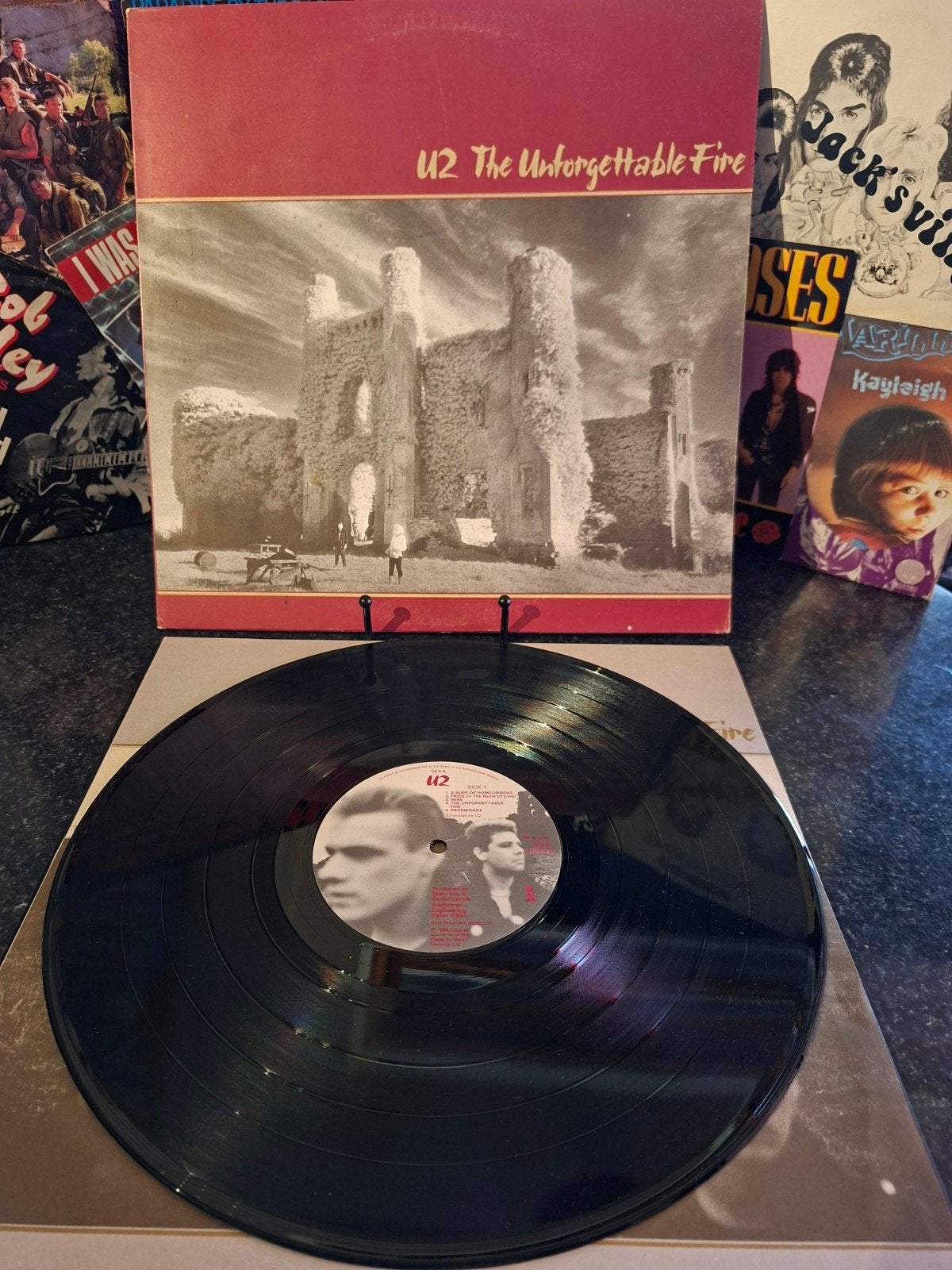 U2 - The Unforgettable Fire LP (1984) 1, LP, Gebruikt, Overige formaten, Ophalen of Verzenden