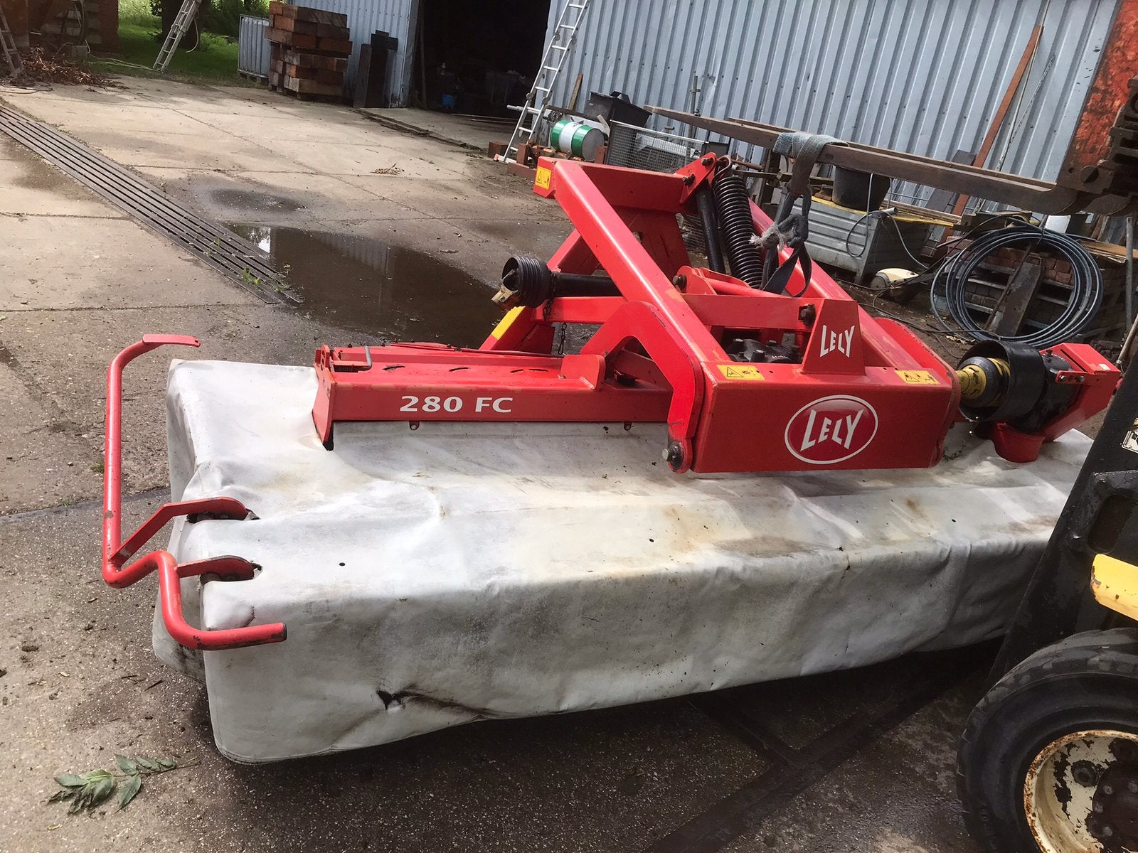 Lemken 5 Sh.ploeg+ Vorenpakker- Lely Frontmaaier- VIA Kieper, Ophalen, Akkerbouw, Grondbewerking