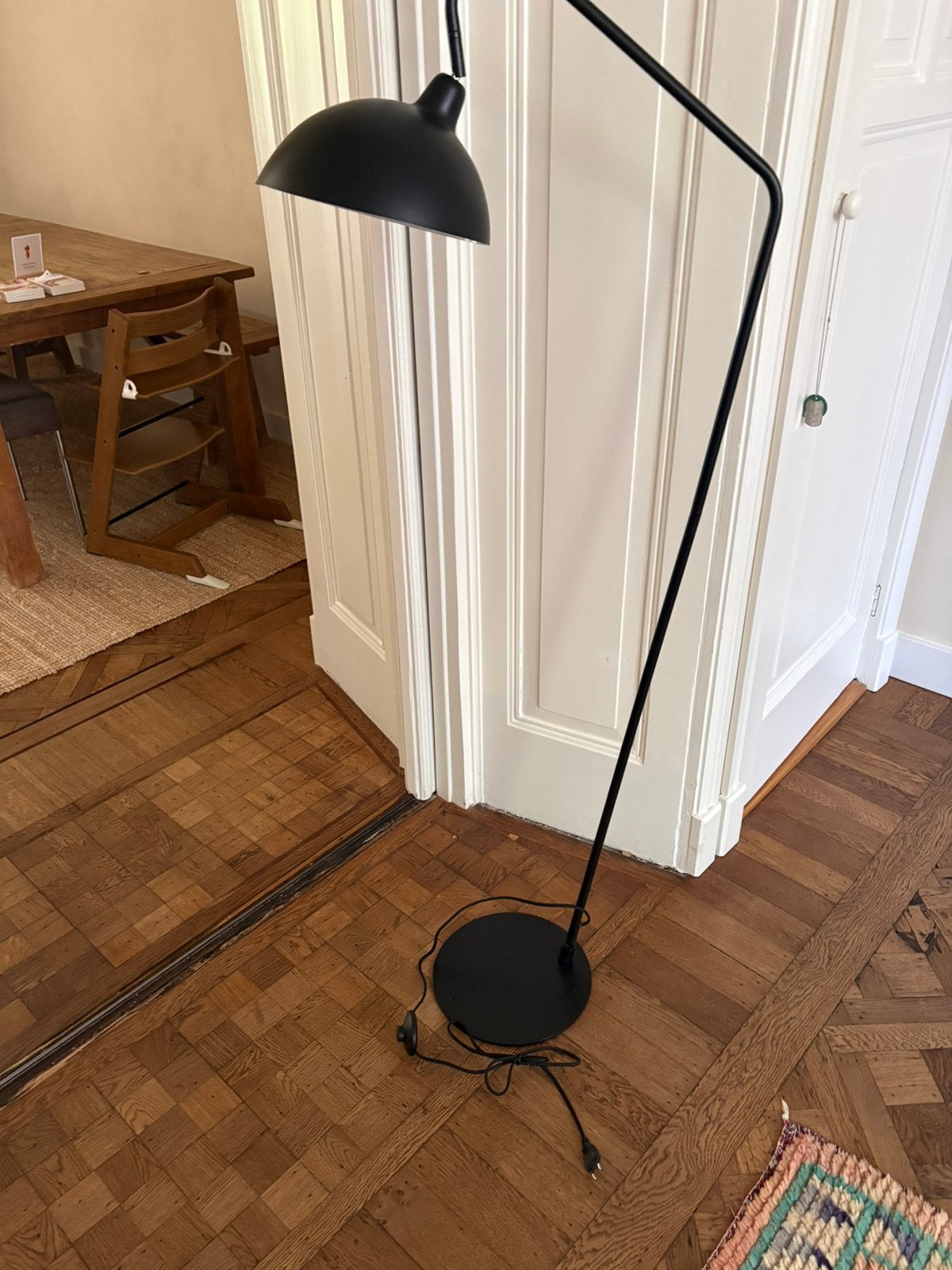 Zwarte vloer lamp Light & Living Orion, Ophalen, Zo goed als nieuw, 150 tot 200 cm