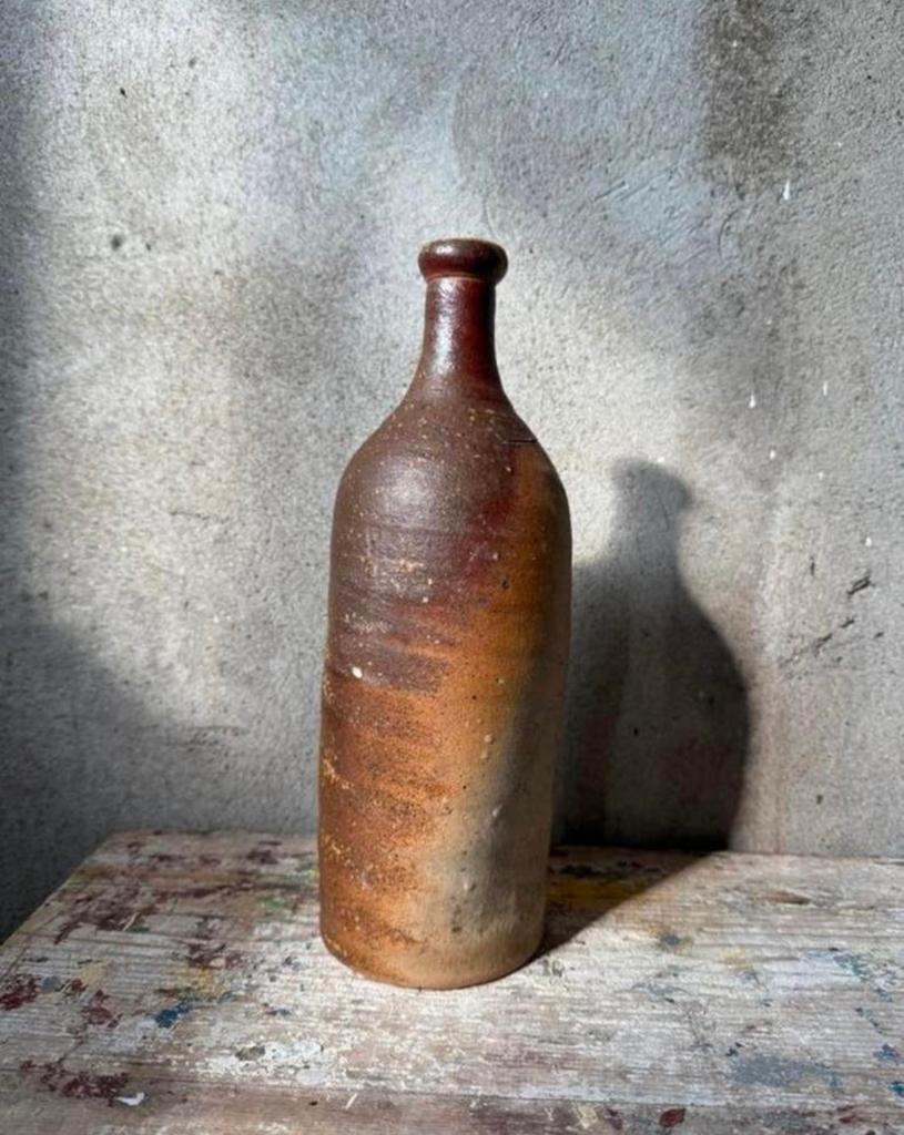 Franse aardewerken fles, Antiek en Kunst, Ophalen of Verzenden