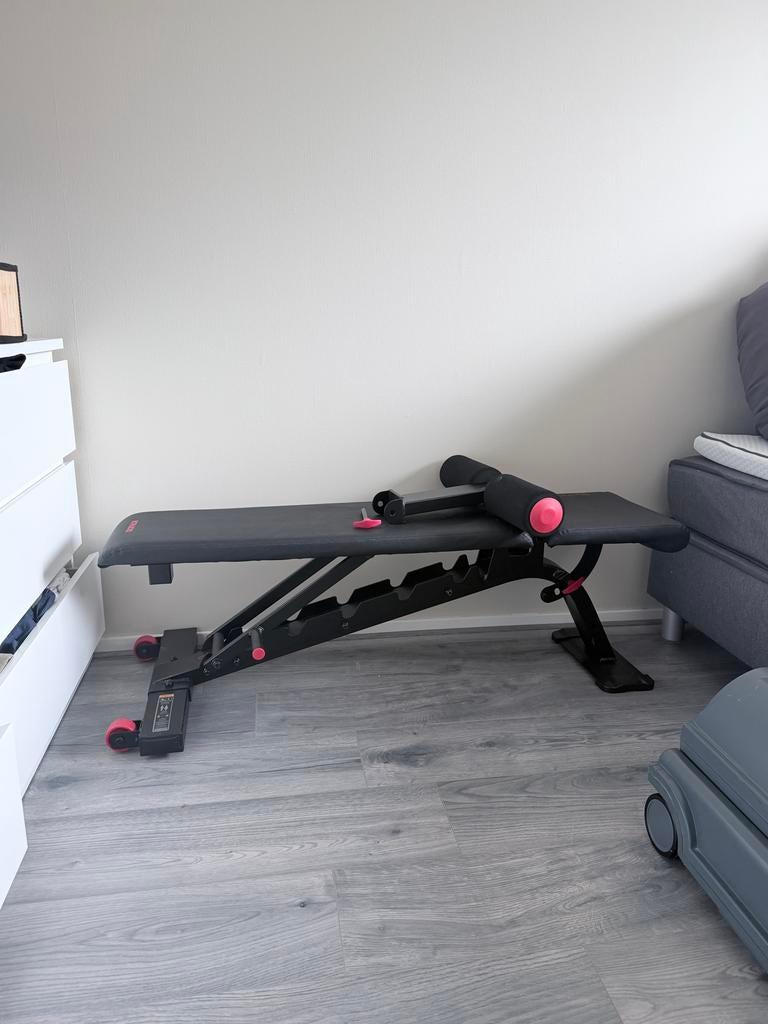Domyos Bench 900 Fitnessbank - Verstelbaar en Compact, Ophalen, Zo goed als nieuw, Armen, Fitnessbank
