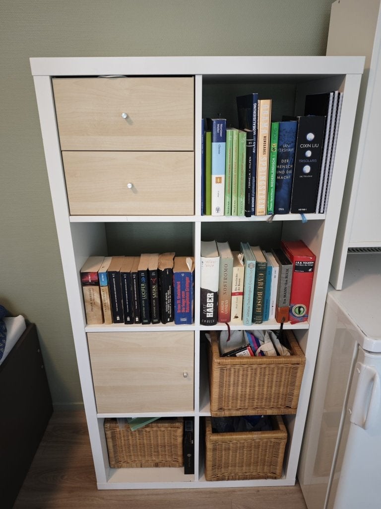 Open kast, wit, 77x147 cm, IKEA KALLAX, Ophalen, Gebruikt, 100 tot 150 cm, 50 tot 100 cm
