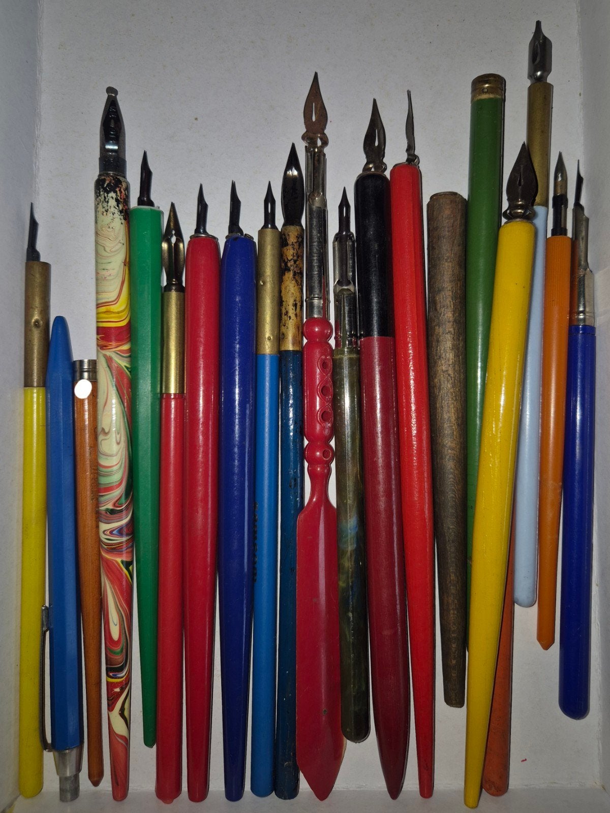 Kroontjespen pen kroontjespennen kroontjespenhouder inktpen, Antiek en Kunst, Ophalen