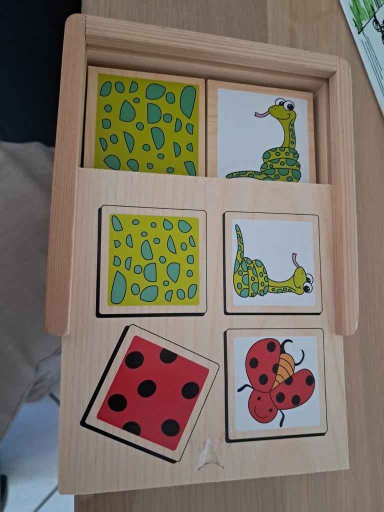 Topbright Houten Memo - Dier en Huid Geheugenspel, Ophalen of Verzenden, Nieuw, Ontdekken