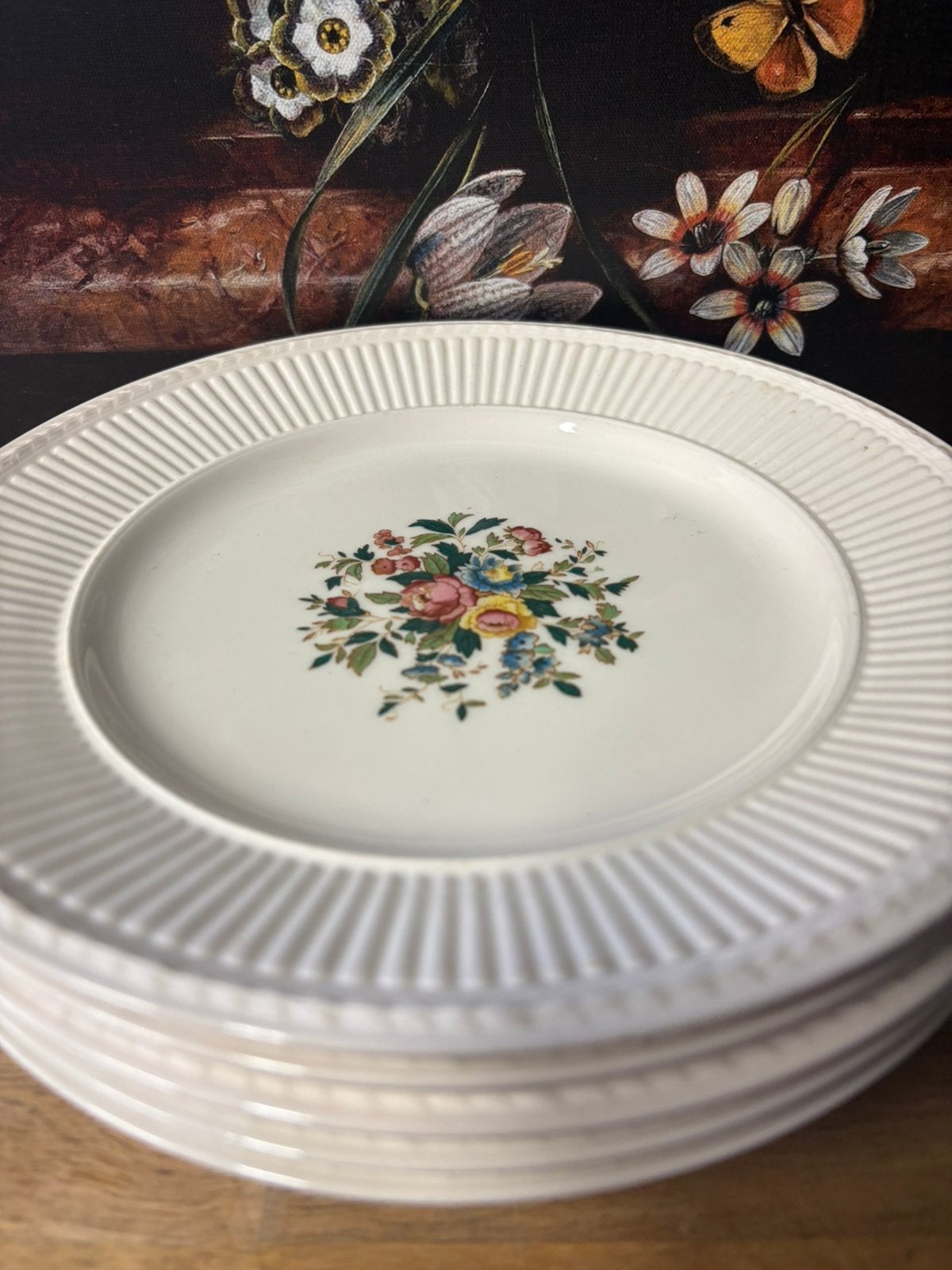 Zes gebaksbordje Conway/Wedgwood, Ophalen of Verzenden