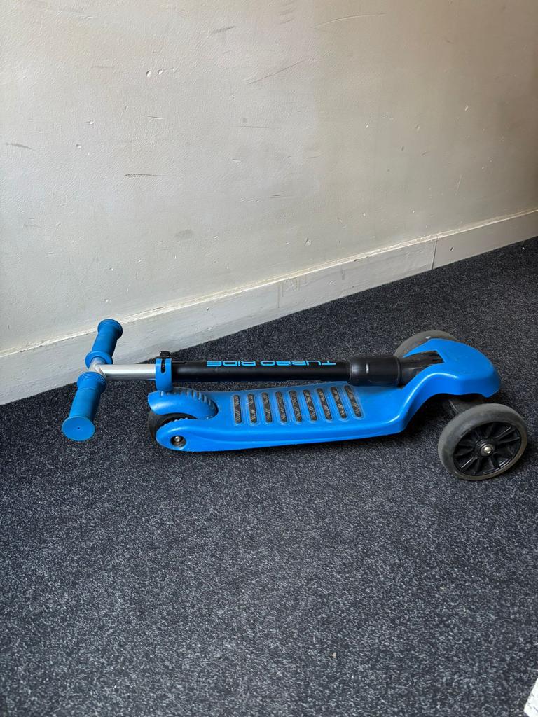 Blauwe step voor kinderen - Turbo Ride, Ophalen, Gebruikt, Gewone step