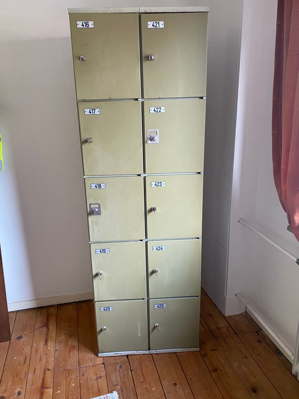 Locker kast 10 vakken met sleutel, Ophalen, Gebruikt