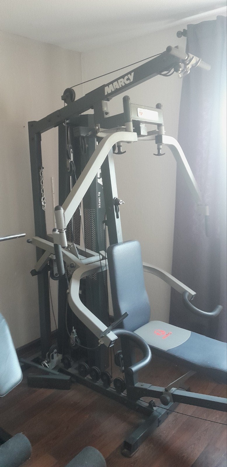 Marcy Home Gym Krachtstation met bankje en halterstang, Ophalen of Verzenden