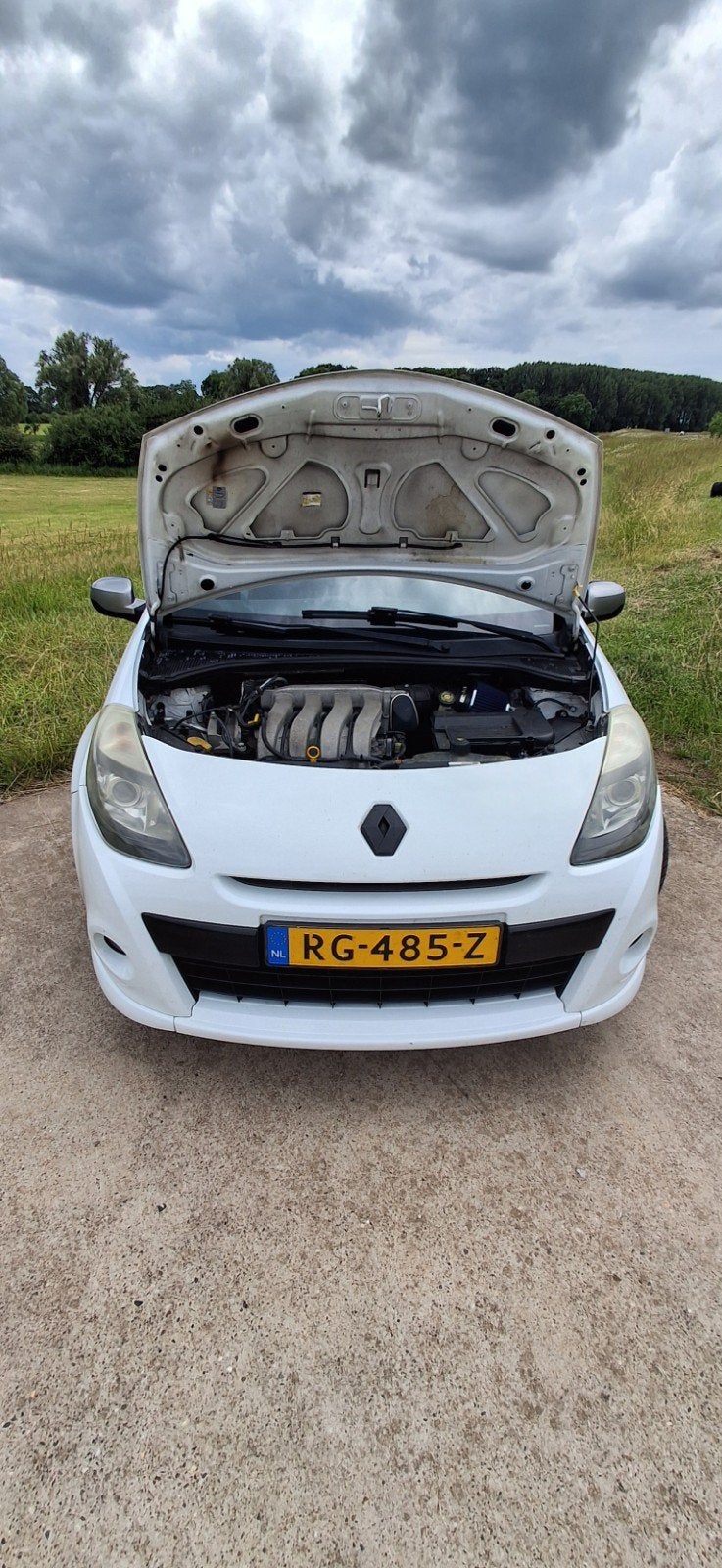 Renault Clio 1.6 16V 94KW 3-DRS 2009 Wit, Voorwielaandrijving, 4 cilinders, 14 km/l, 1200 kg