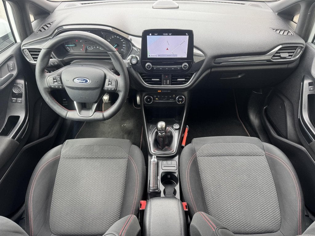 Ford Fiesta 1.0 EcoBoost ST-Line | Navigatie | Climate Contr, Voorwielaandrijving, Gebruikt, Met garantie (alle), Origineel Nederlands