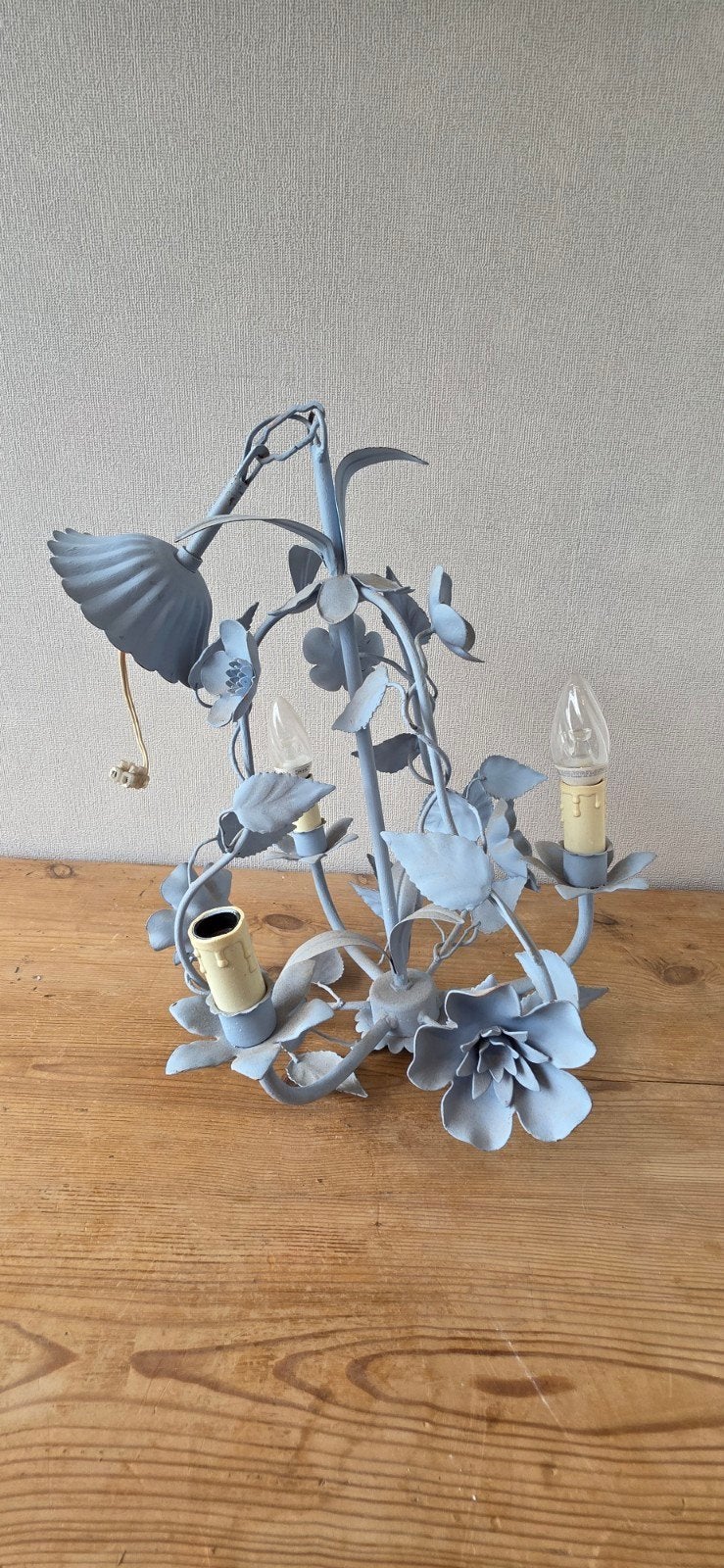 Vintage bloemenlamp - Unieke hanglamp, Ophalen