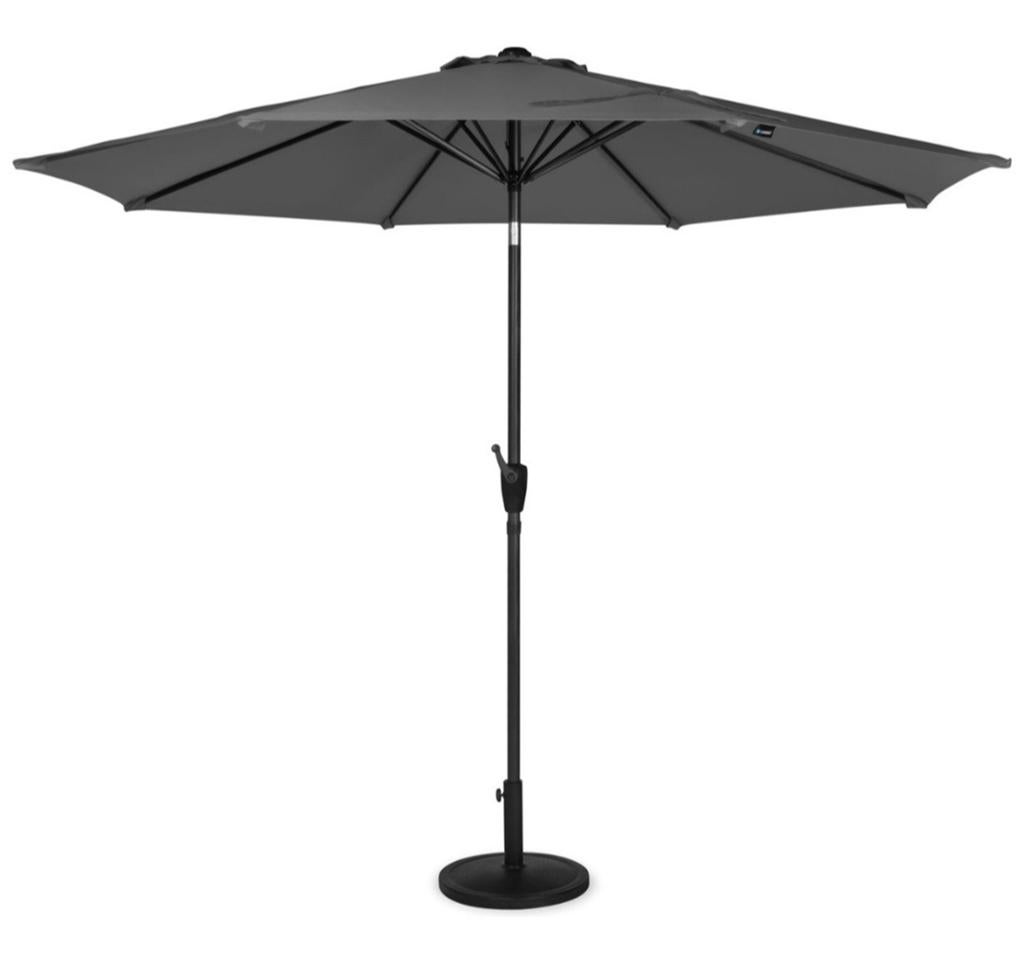 Vonroc Parasol - Grijs, Ophalen, Zo goed als nieuw, Stokparasol, Verstelbaar