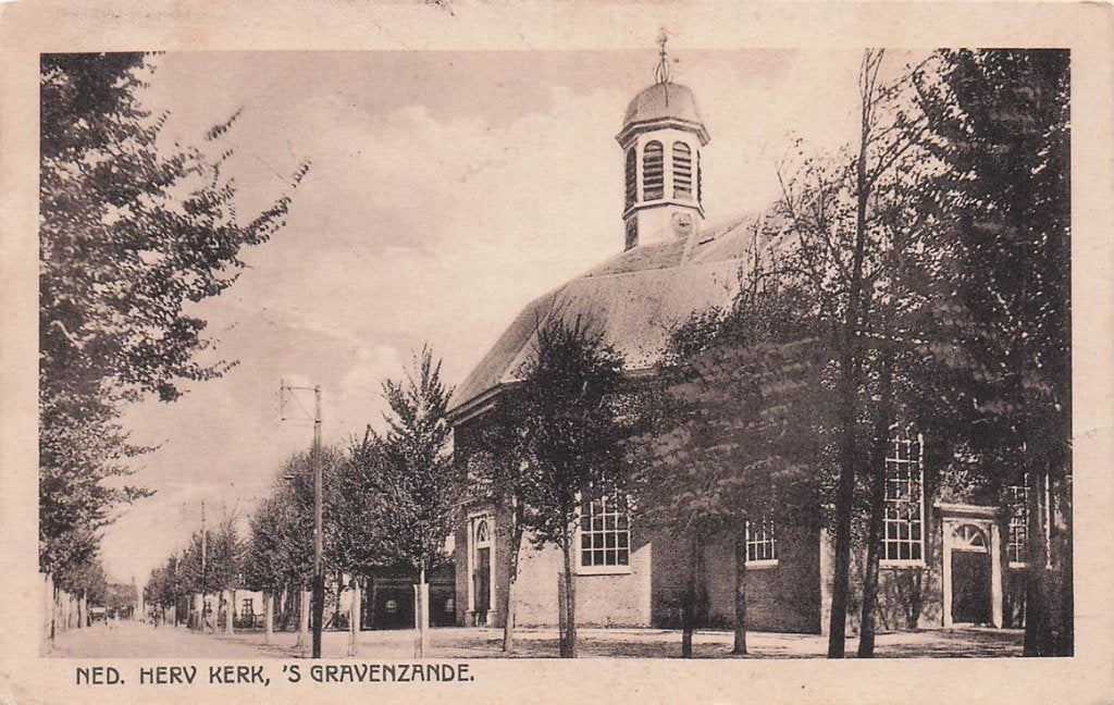 703-104-023 Ned Herv Kerk s-Gravenzande, Verzamelen, Verzenden, Voor 1920, Zuid-Holland