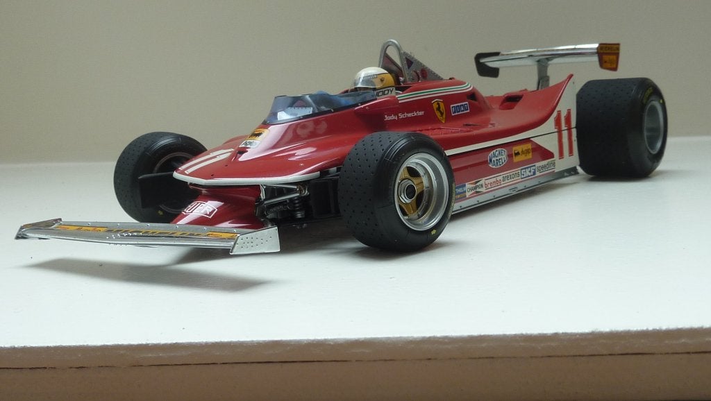 Exoto Ferrari 312T4 winner Belgium 1979 1:18, Hobby en Vrije tijd, Modelauto's | 1:18, Ophalen of Verzenden, Zo goed als nieuw