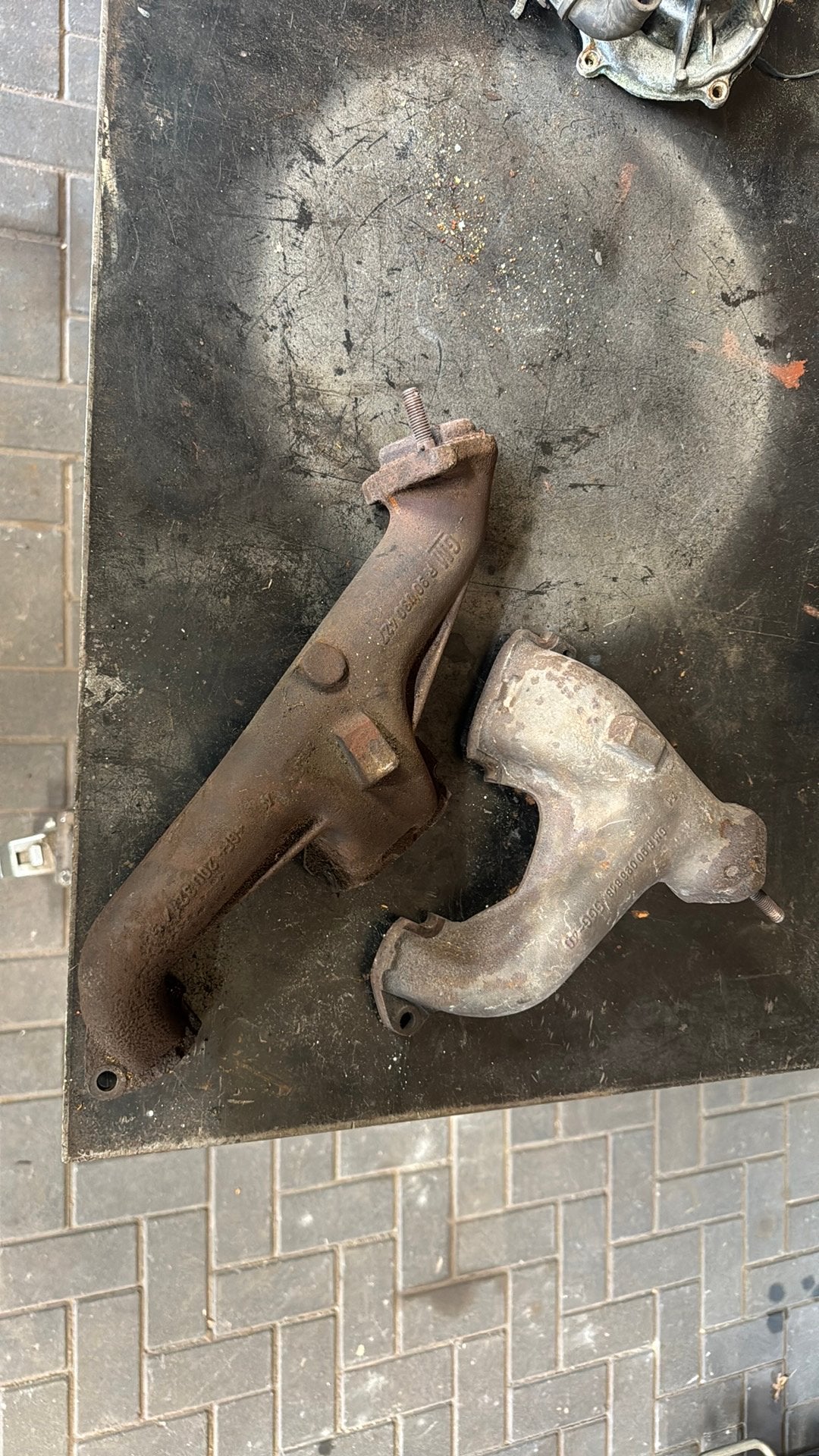 Opel 6 cilinder uitlaatspruitstuk, Auto-onderdelen, Ophalen of Verzenden, Gebruikt, Opel