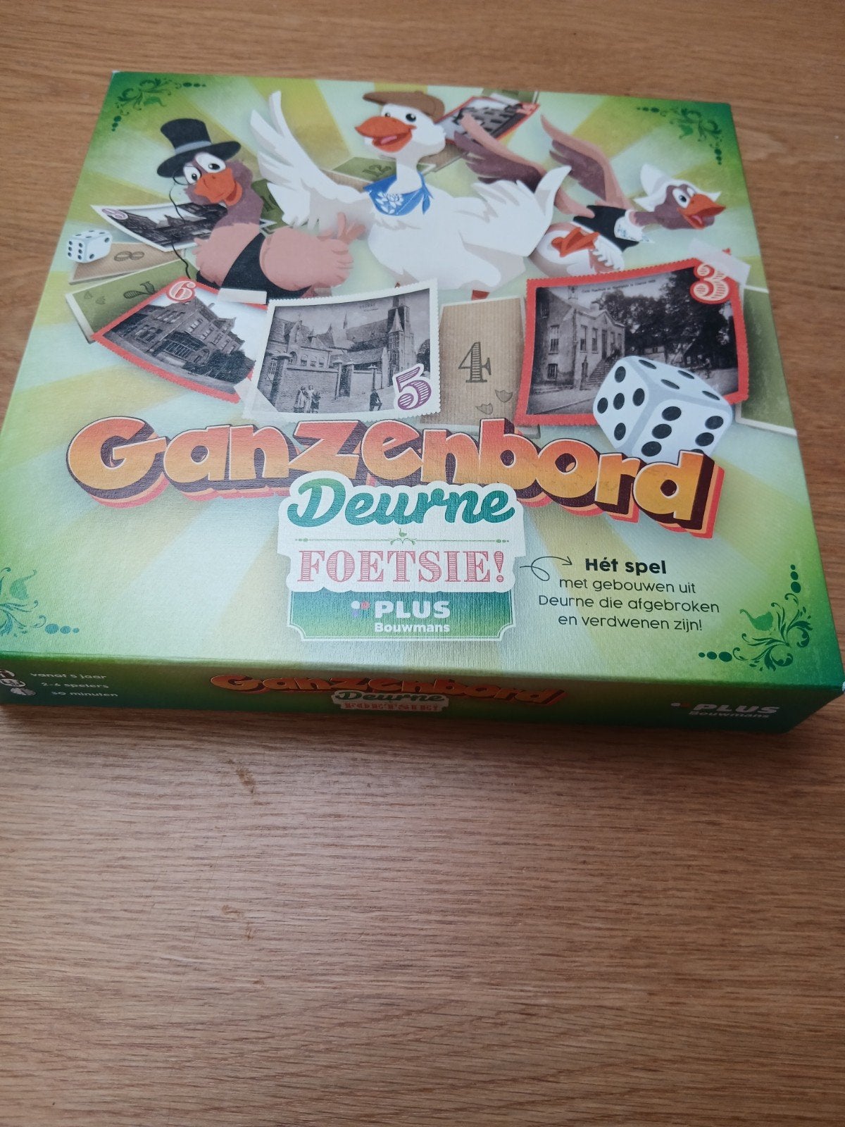 Ganzenbord Deurne Foetsie [ plus ]., Hobby en Vrije tijd, Gezelschapsspellen | Bordspellen, Vijf spelers of meer, Ophalen of Verzenden