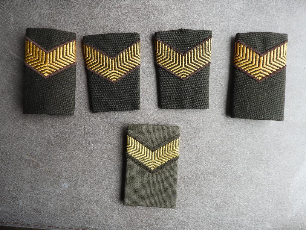 epauletten, Ophalen, Landmacht, Nederland, Overige typen