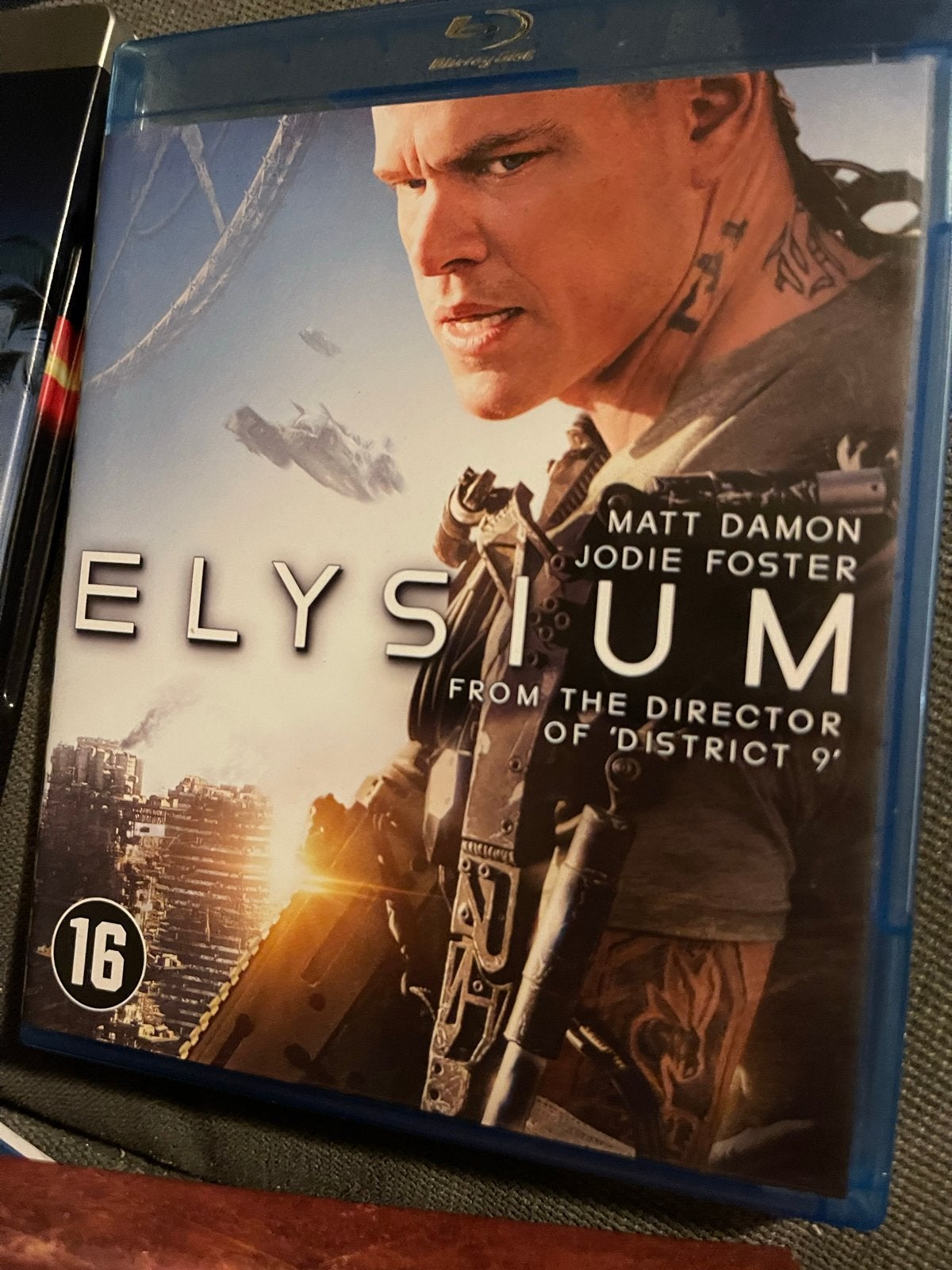 Elysium Blu-ray (Matt Damon, Jodie Foster), Cd's en Dvd's, Blu-ray, Vanaf 16 jaar, Nederlands, Film, Science Fiction en Fantasy
