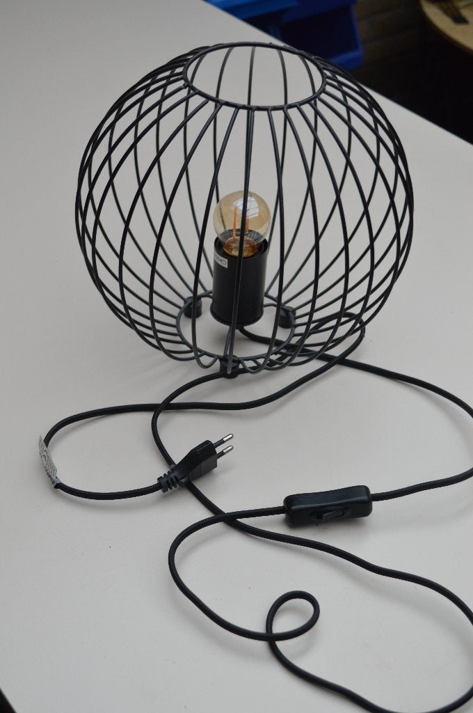 schemerlamp, Ophalen, Nieuw, Zwart, Metaal