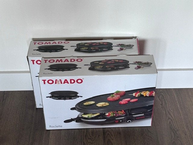 Tomado raclette grill voor 8 personen, Ophalen, Gebruikt, 8 personen of meer
