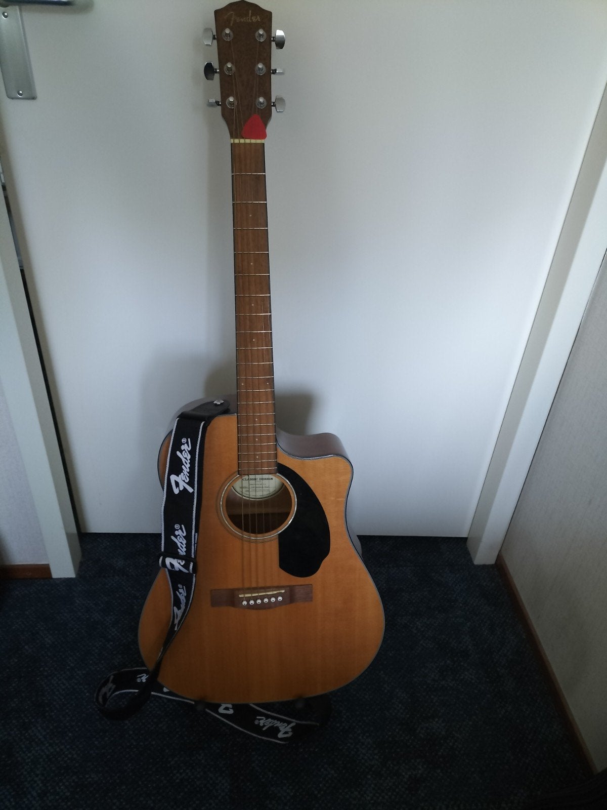 Fender semi-acoustiche gitaar, Ophalen, Zo goed als nieuw, Western- of Steelstringgitaar