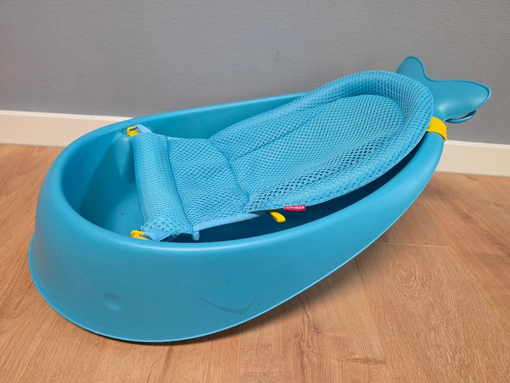 Skip Hop Moby babybad walvis, Ophalen of Verzenden, Zo goed als nieuw, Badje, Overige merken