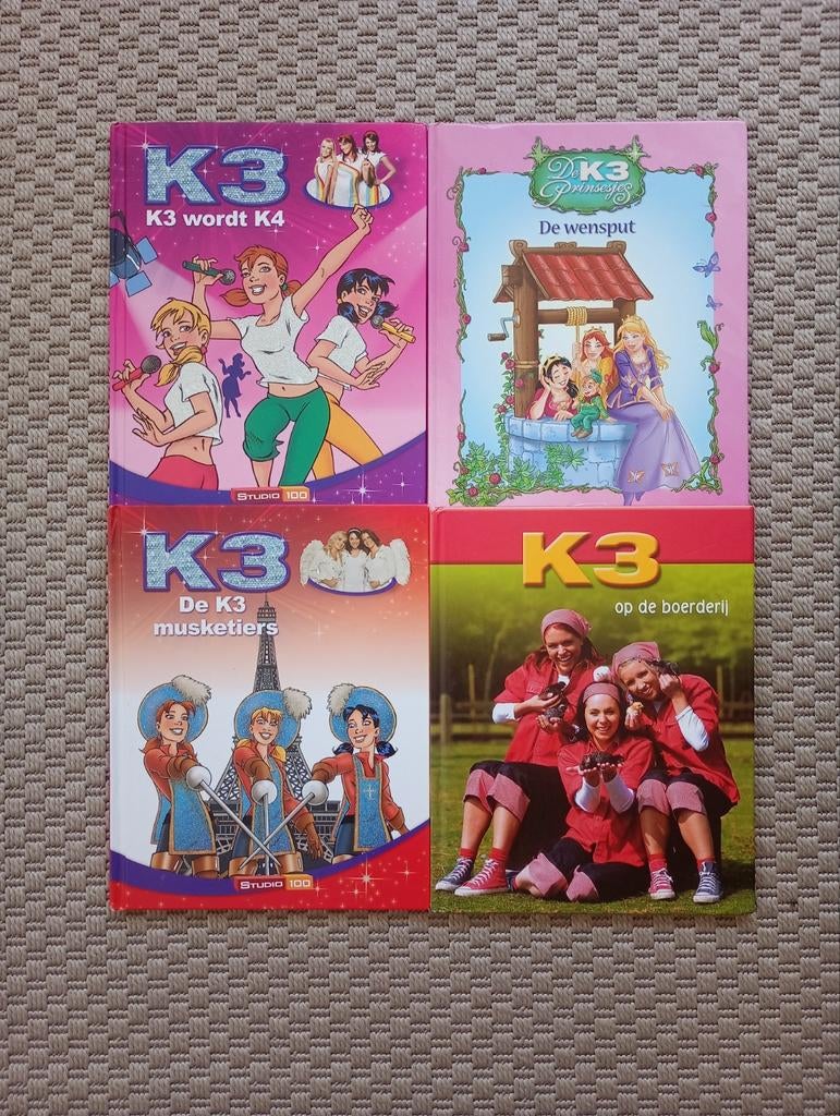 K3 Boekenpakket: 4 Leuke Verhalen voor Jonge Fans, Ophalen of Verzenden, Gelezen, Studio 100, Fictie algemeen