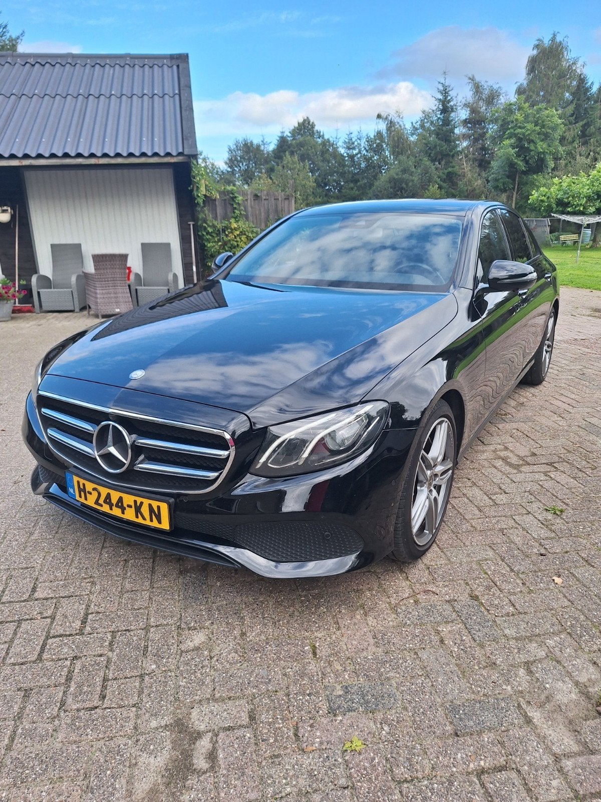 Mercedes-Benz E-Klasse E350 d 2016 Zwart, Auto's, Automaat, Achterwielaandrijving, 258 pk, Diesel