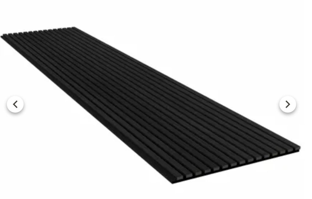 Akoestisch wandpaneel, Ophalen, Zwart, Nieuw, 240 cm
