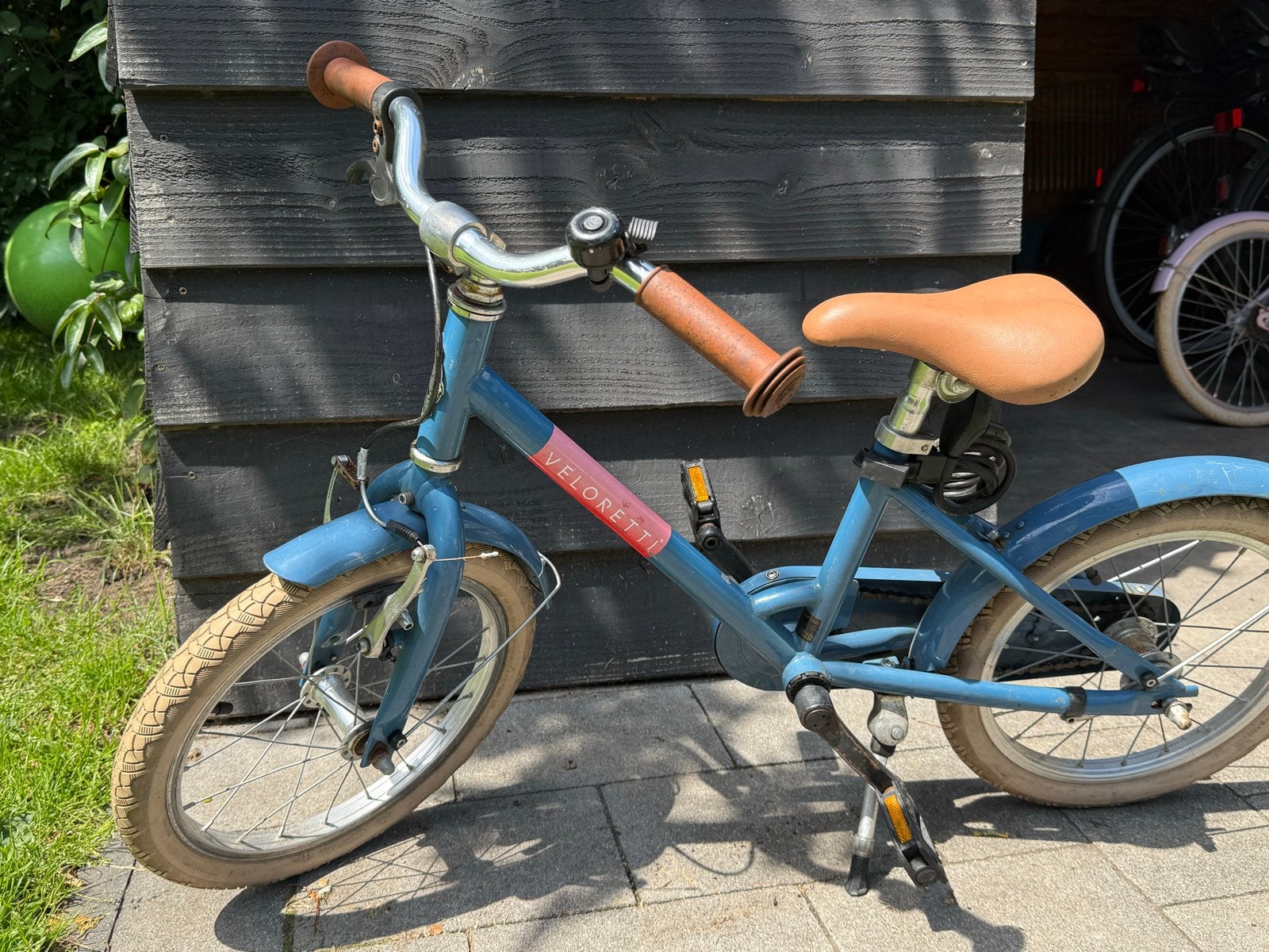 Veloretti Maxi kinderfiets 16 inch - Blauw, Ophalen, Gebruikt, Velgrem, 16 tot 20 inch