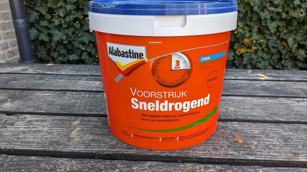 Voorstrijk sneldrogend, Alabastine, Ophalen, Wit
