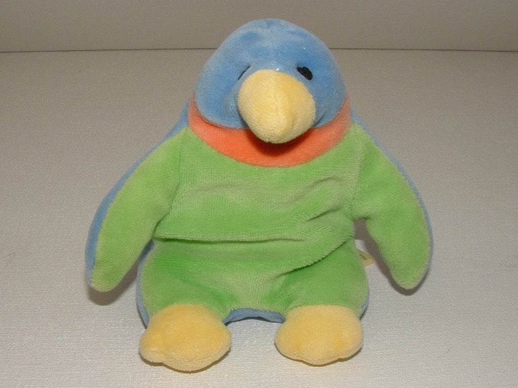 HAPPY HORSE PINGUIN VOGEL VELOURS GROEN/BLAUW MET GELE, Verzenden, Nieuw, Overige typen