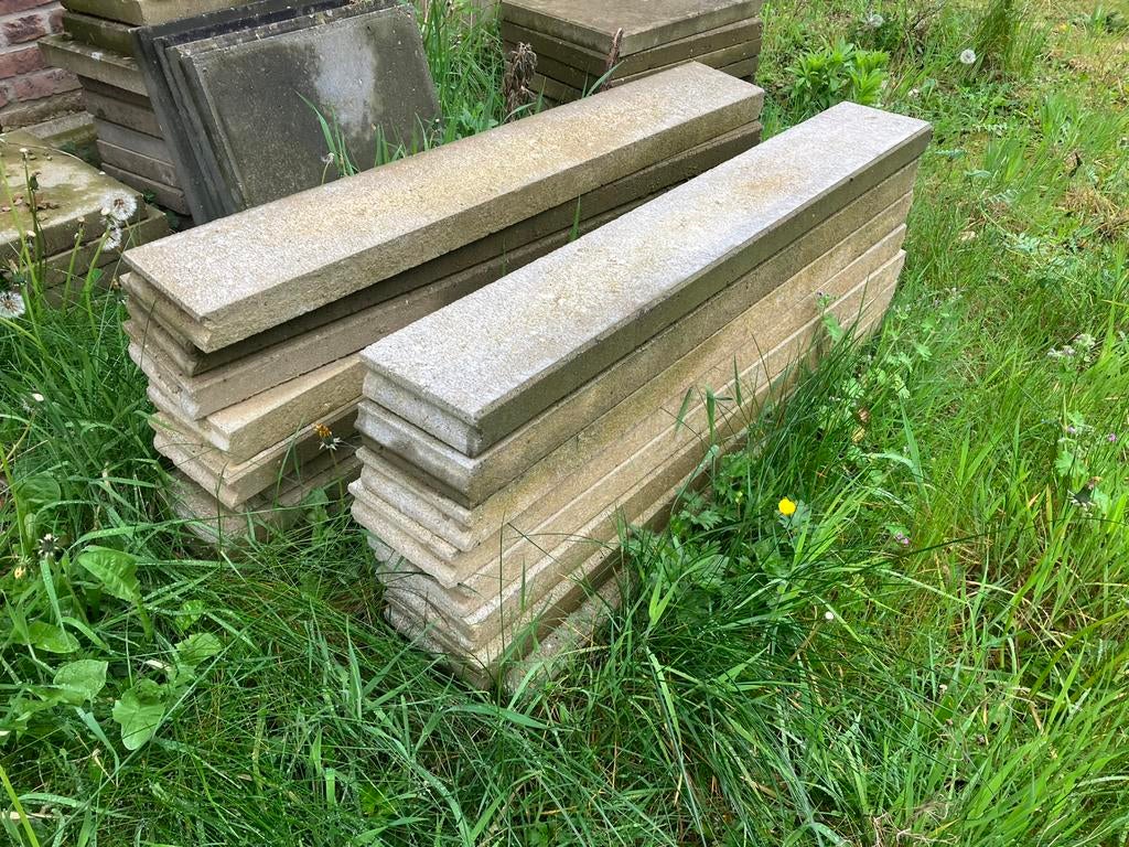 Gratis af te halen bandjes, Tuin en Terras, Ophalen, Zo goed als nieuw, Beton, Klinkers