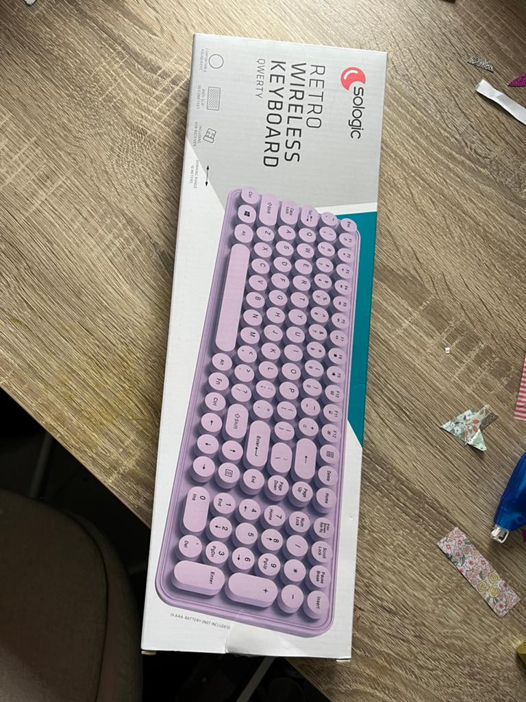 Draadloos toetsenbord sologic (action), Computers en Software, Toetsenborden, Ophalen, Qwerty, Nieuw, Draadloos
