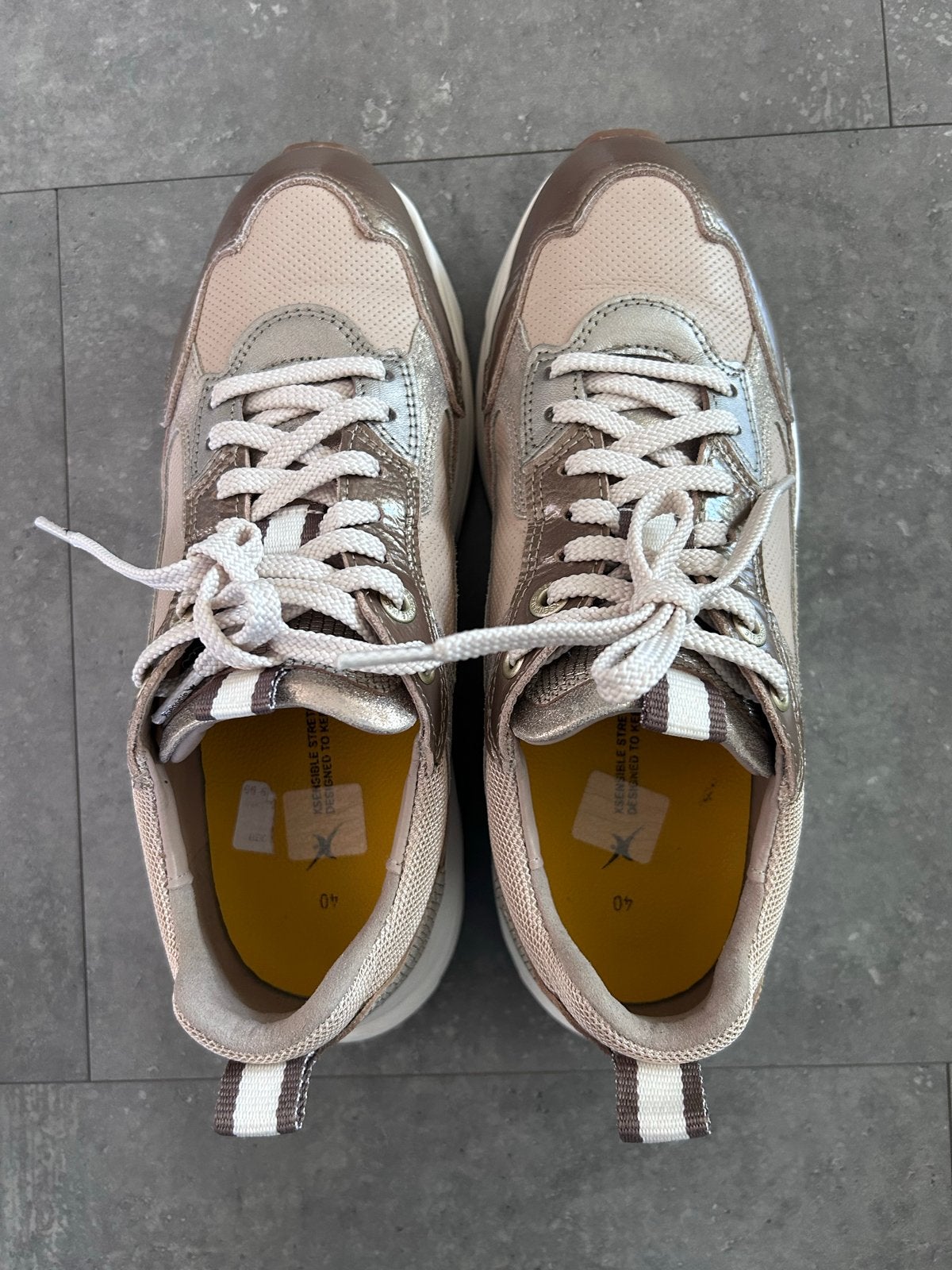 Xsensible Milau Taupe Combi Sneakers Maat 40, Kleding | Dames, Schoenen, Ophalen of Verzenden, Nieuw, Overige kleuren, Sneakers of Gympen