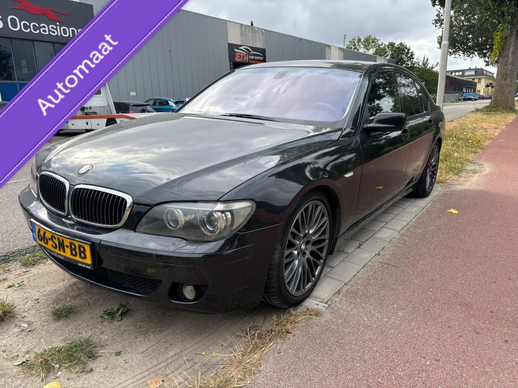 BMW 7-serie 730d Executive Airco Houtafwerking Panoramadak, Auto's, BMW, Automaat, Achterwielaandrijving, Gebruikt, Zwart