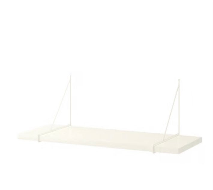 3 x IKEA EKBY JÄRPEN / EKBY VALTER wandplanken met dragers, Huis en Inrichting, Ophalen, Gebruikt