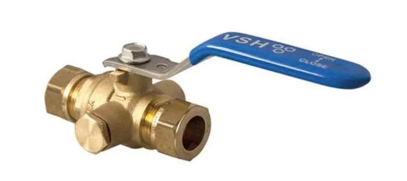 Nieuw: VSH kogelkraan 15mm knel. Meerdere beschikbaar., Ophalen of Verzenden, Nieuw, Koper, Kraan