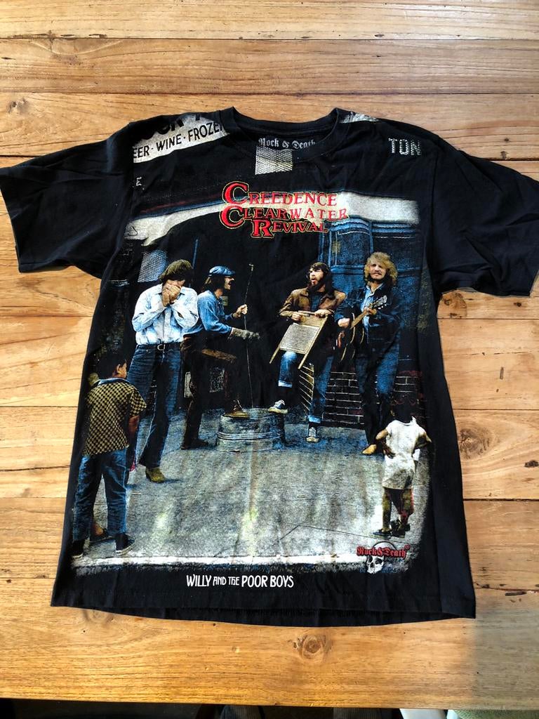 CCR, Creedence clearwater revival t-shirt mt. M, nieuw, Ophalen of Verzenden, Nieuw, Maat 48/50 (M), Zwart