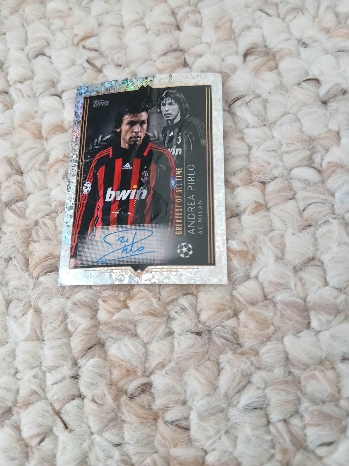 Topps Greatest of All Time Andrea Pirlo AC Milan kaart, Ophalen of Verzenden