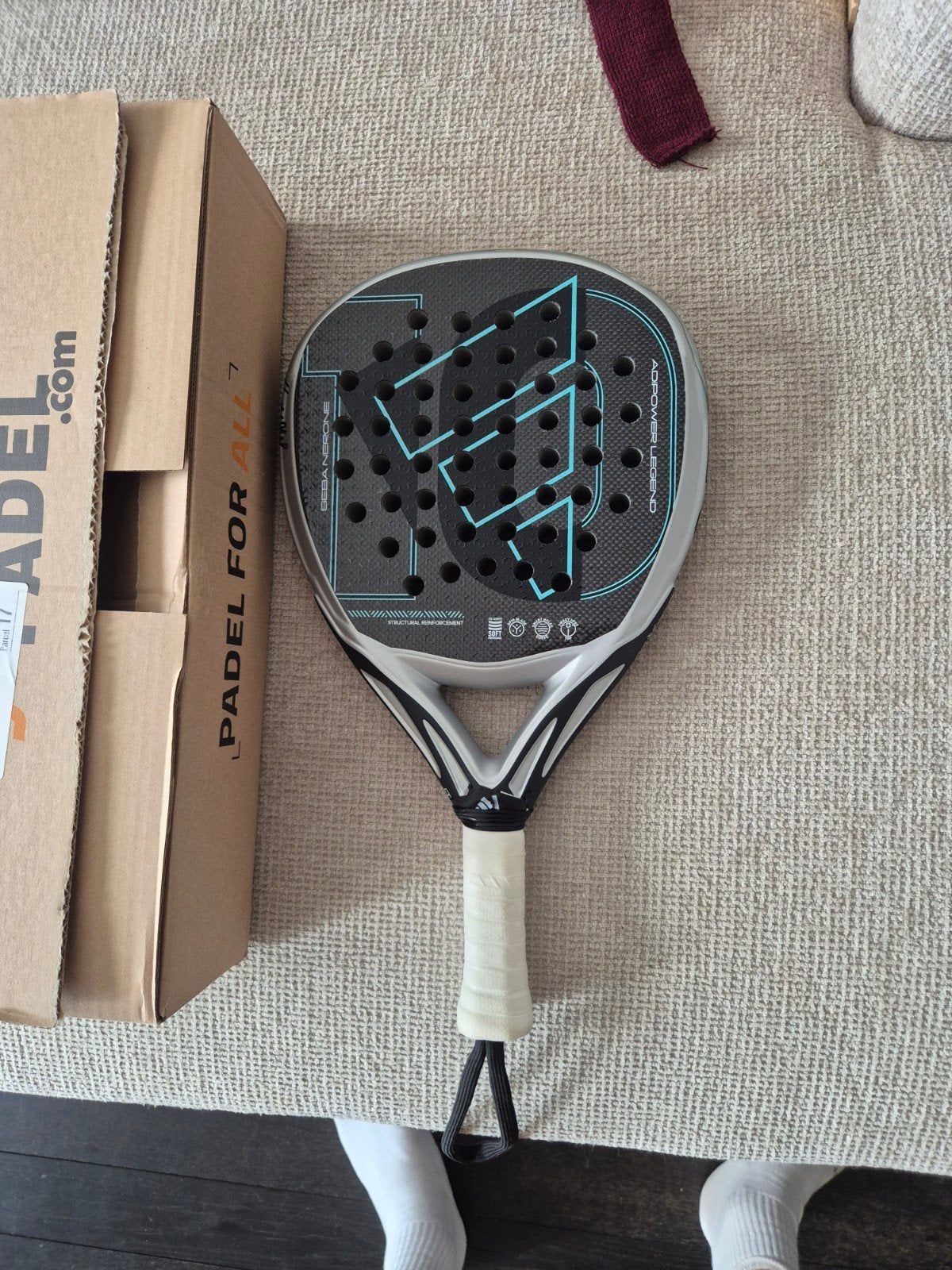 Adidas Adipower Legend Padel Racket, Sport en Fitness, Ophalen of Verzenden, Zo goed als nieuw