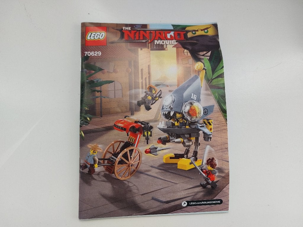 Lego Ninjago 70629 Piranha Attack met doos, Gebruikte blokjes met nopjes, Lego, Ophalen of Verzenden, Zo goed als nieuw