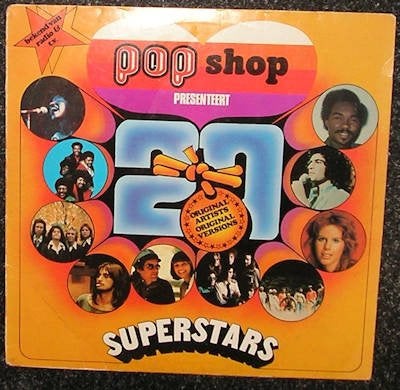Popshop Presenteert 20 Superstars  1976 LP1846, LP, Gebruikt, Pop, Ophalen of Verzenden