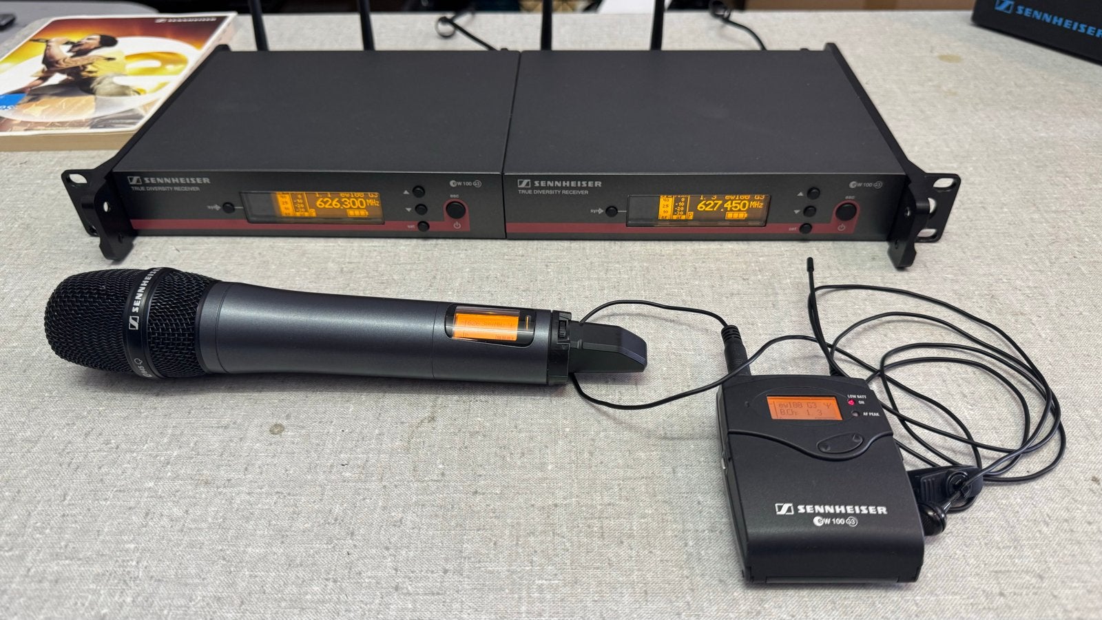 Sennheiser ew100 G3 Draadloze Microfoon Set (B-band 626-668), Ophalen, Gebruikt, Zangmicrofoon, Draadloos