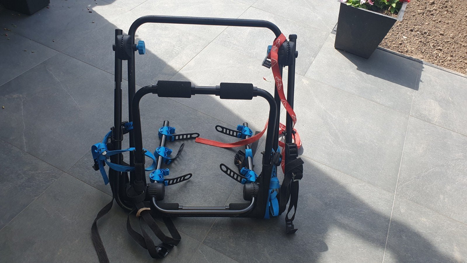 B'Twin Fietsendrager Achterklep auto - Max 45 kg, Ophalen of Verzenden, 2 fietsen, Gebruikt, Achterklepdrager