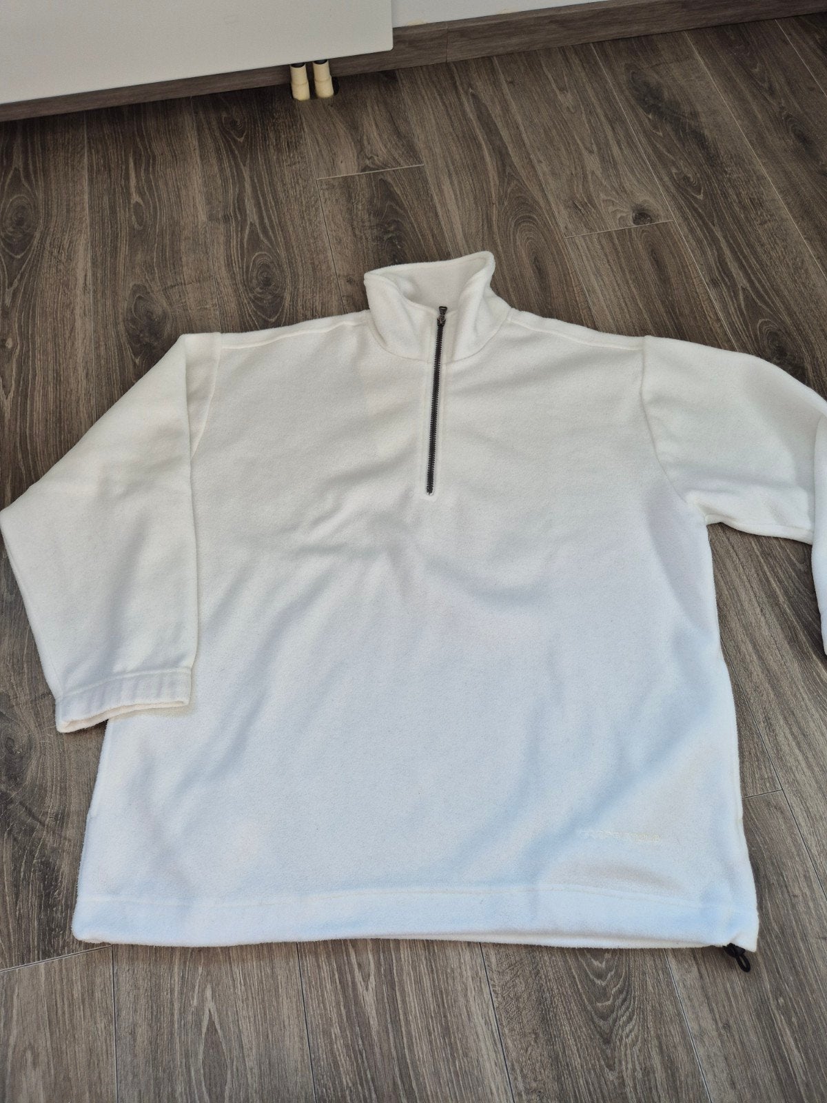 Witte Campagnolo Fleece Trui met Halve Rits - Maat L, Ophalen of Verzenden, Zo goed als nieuw, Campagnolo