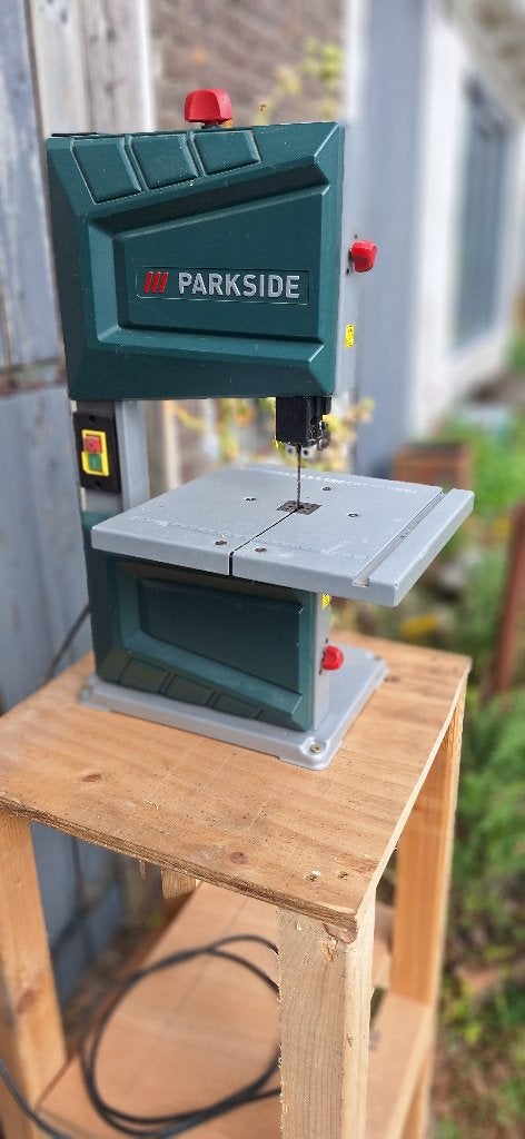 parkside lintzaag, Doe-het-zelf en Verbouw, Ophalen, 70 mm of meer, Zo goed als nieuw, Lintzaag
