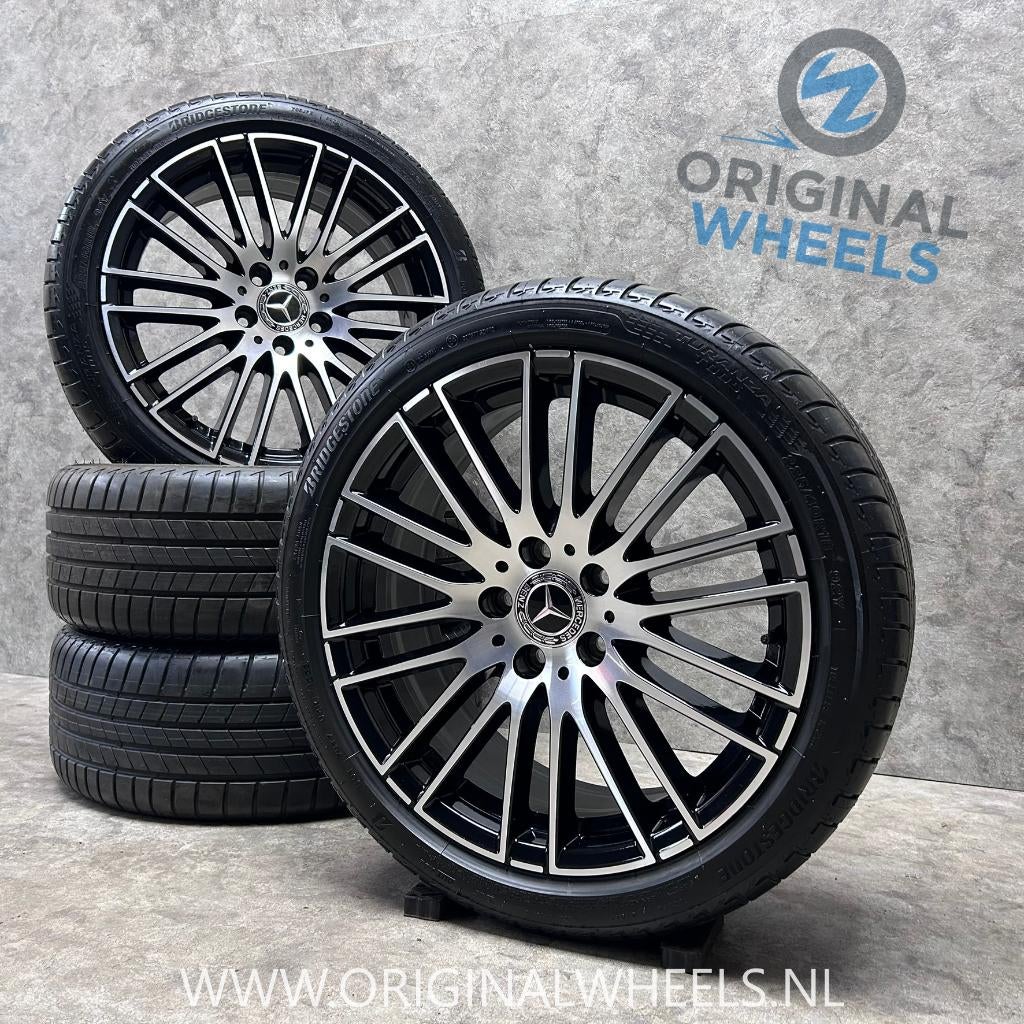 18 inch originele velgen + zomerbanden MB A B C CLA klasse, 18 inch, Gebruikt, Banden en Velgen, Ophalen of Verzenden