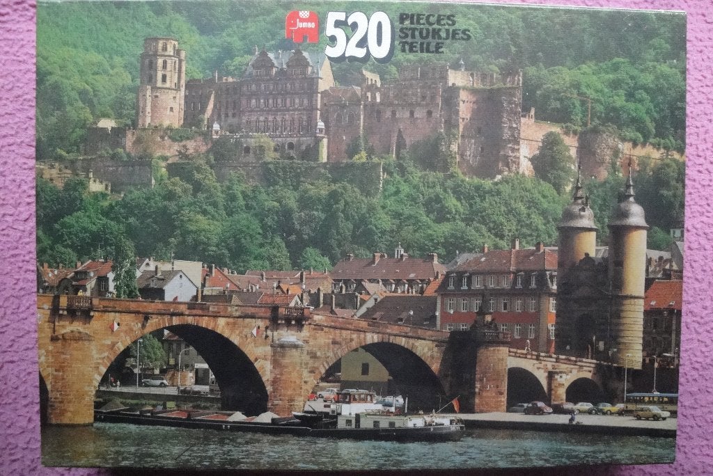 JUMBO HOLIDAY JIG SAW INTERLOCKING PUZZLE 520st. 1,95euro, Ophalen of Verzenden, 500 t/m 1500 stukjes, Gebruikt, Legpuzzel