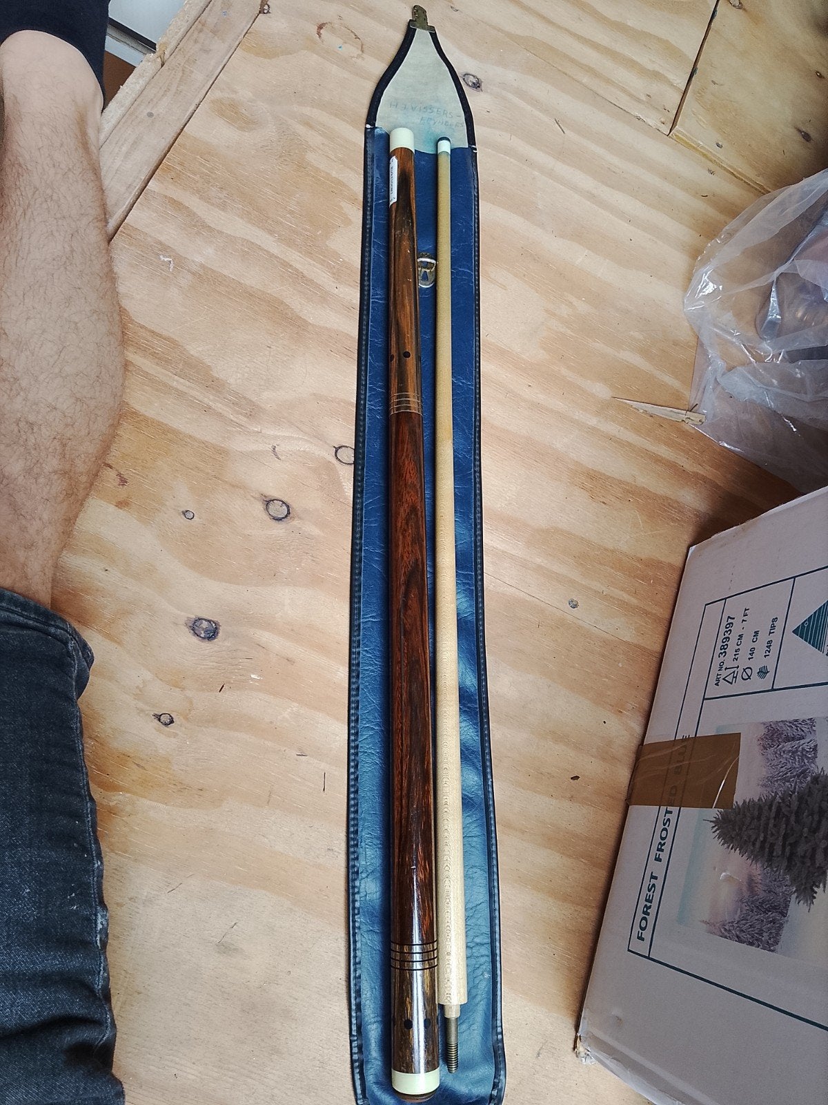 biljart keu prima staat 490 gram, Ophalen of Verzenden, Zo goed als nieuw, Biljarttafel